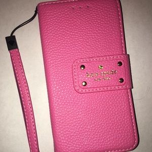 Leather Kate Spade Phone Case/Wallet iPhone 6 Plus
